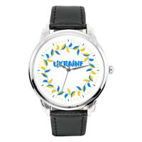 Часы с надписью Ukraine и украинским узором