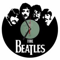 Дизайнерские часы из Vinyl Recoder Beatles